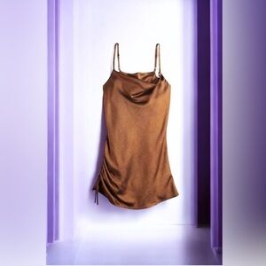 Trixx brown bodycon dress